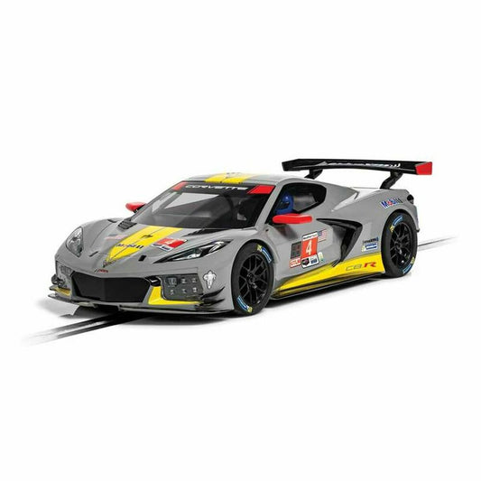 Figure Scalextric Chevrolet Corvette C8R Fassler 18 x 11 x 11 cm Red Blue - Little Baby Shop