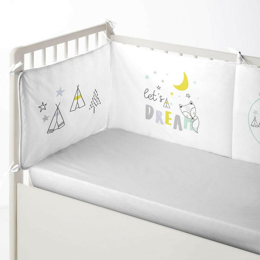 Cot protector Cool Kids Let's Dream (60 x 60 x 60 + 40 cm) - Little Baby Shop