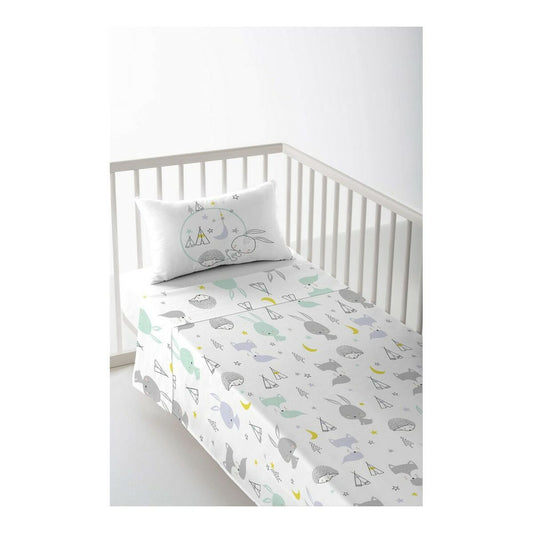 Cot Flat Sheet Cool Kids Let'S Dream B 100 x 130 cm - Little Baby Shop