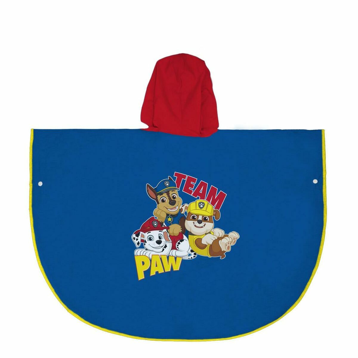 Waterproof Poncho with Hood The Paw Patrol Blue - Little Baby Shop