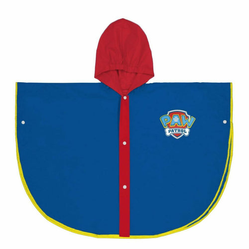 Waterproof Poncho with Hood The Paw Patrol Blue - Little Baby Shop