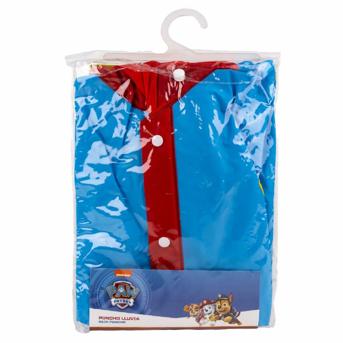 Waterproof Poncho with Hood The Paw Patrol Blue - Little Baby Shop