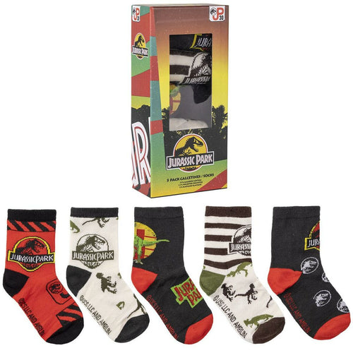 Socks Jurassic Park 5 Pieces - Little Baby Shop