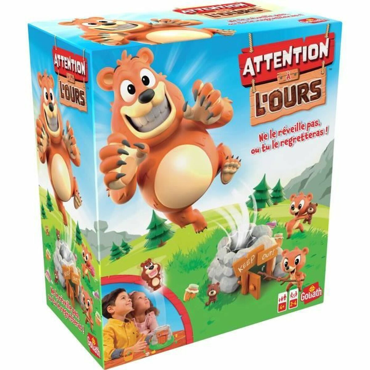 Board game Goliath Attention à L'Ours (FR) - Little Baby Shop