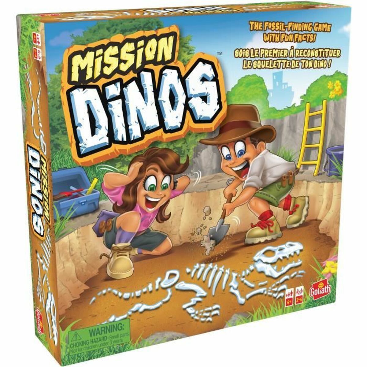 Board game Goliath MISION DINOS (FR) - Little Baby Shop