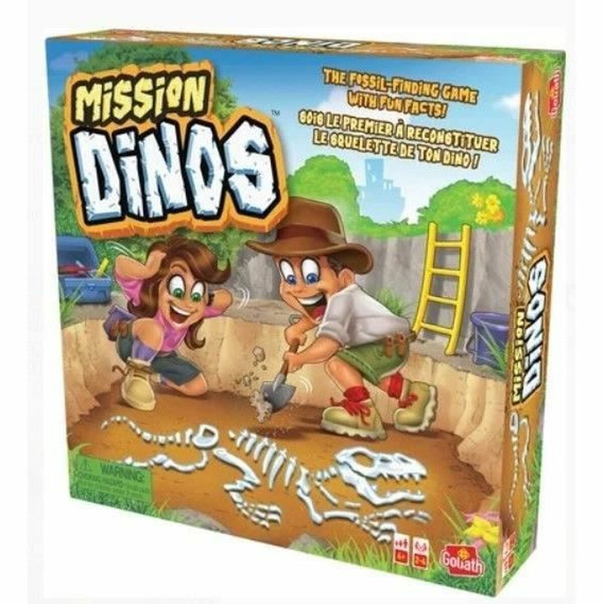 Board game Goliath MISION DINOS (FR) - Little Baby Shop