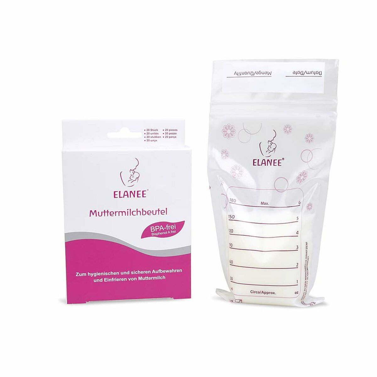 Breast Milk Bags 710-00 180 ml 20 Units (Refurbished A) - Little Baby Shop