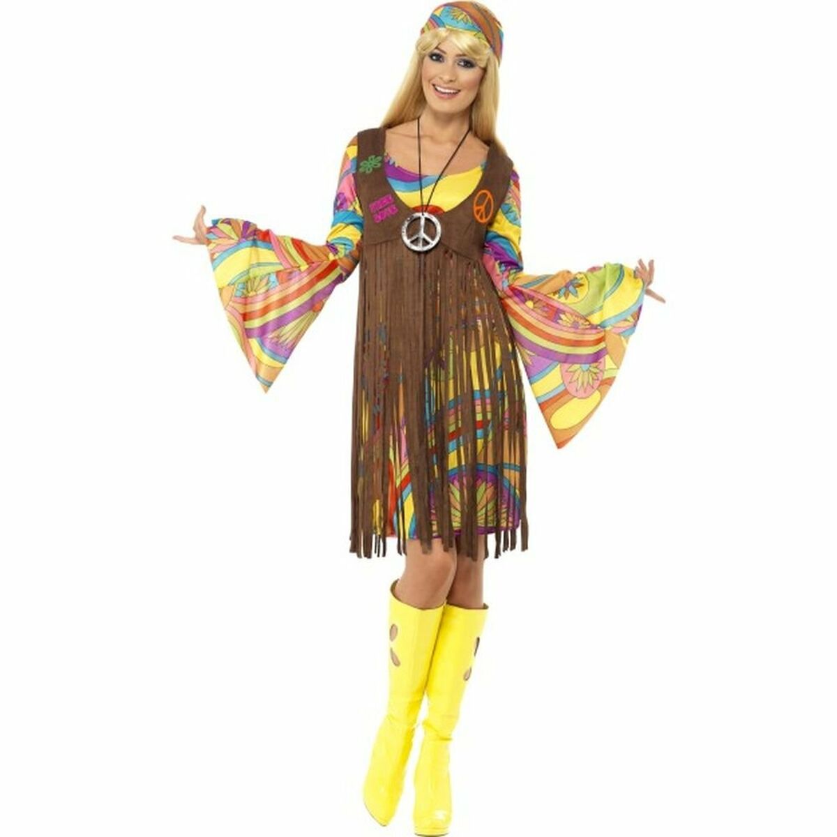 Costume for Adults Hippie (Refurbished A) - Little Baby Shop