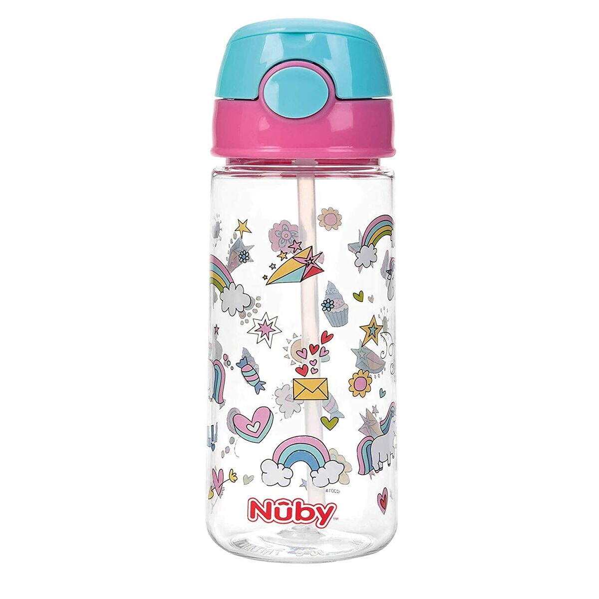 Training Glass Nûby NV0414023PINK Blue Pink 540 ml (Refurbished C) - Little Baby Shop