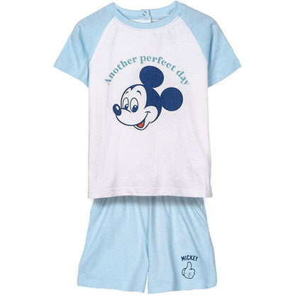 Children's Pyjama Mickey Mouse Light Blue - Little Baby Shop