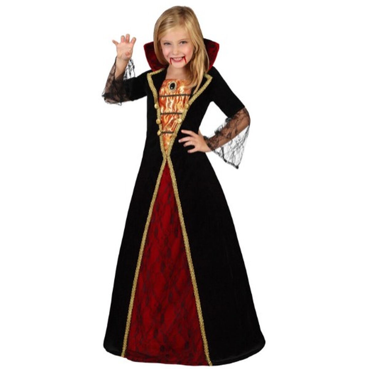 Costume for Children Vampiress Multicolour (1 Piece) - Little Baby Shop