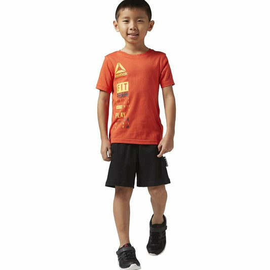 Children's Sports Outfit Reebok BK4380 Orange - Little Baby Shop