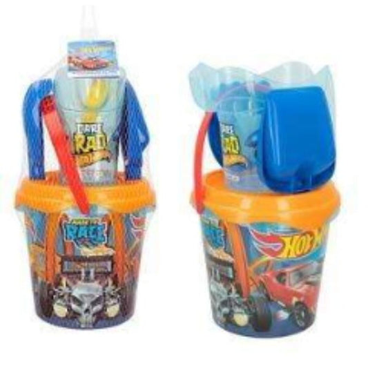 Beach toys set Hot Wheels Ø 18 cm - Little Baby Shop