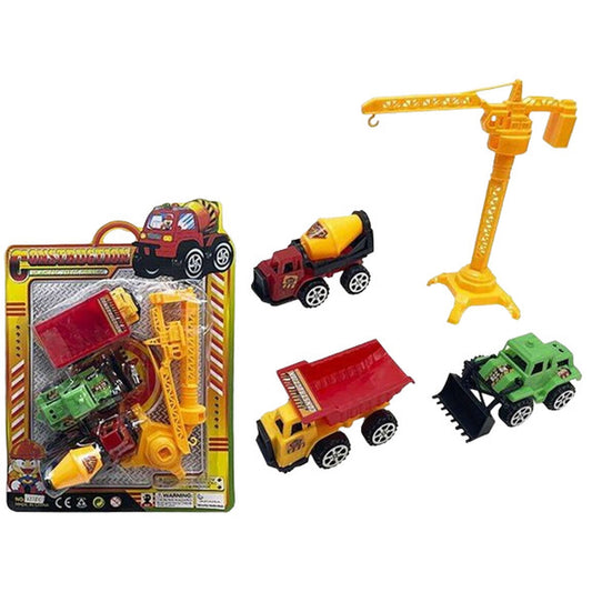 Construction Work Vehicles (Set) 4 Pieces - Little Baby Shop