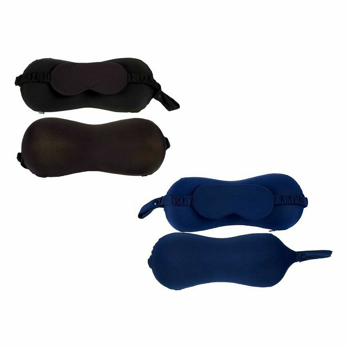 Neck Pillow Blindfold 13 x 13 x 35 cm (8 Units) - Little Baby Shop