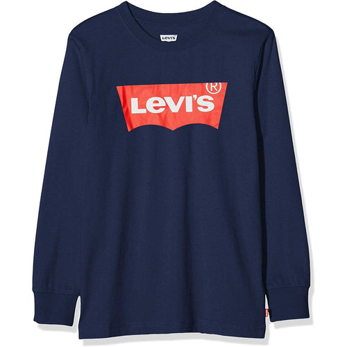 Children’s Long Sleeve T-shirt Levi's Batwing Dark blue - Little Baby Shop