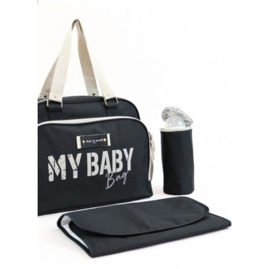 Diaper Changing Bag Baby on Board Simply Babybag Black - Little Baby Shop