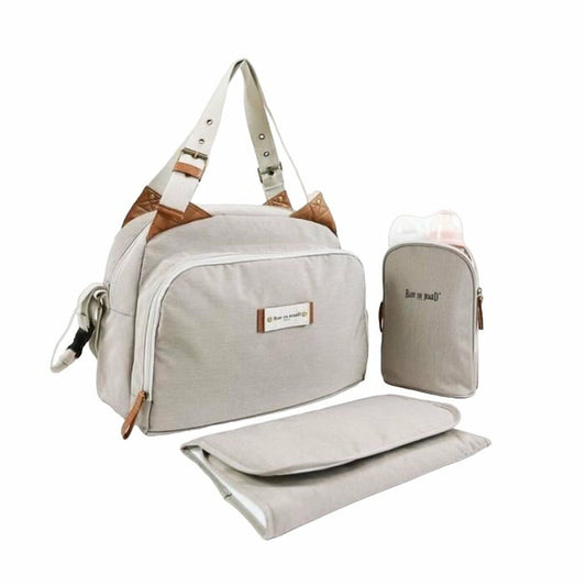 Diaper Changing Bag Baby on Board Titou Greige - Little Baby Shop