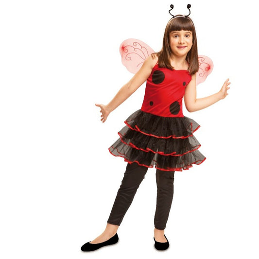 Costume for Children My Other Me Ladybird 10-12 Years (4 Pieces) - Little Baby Shop