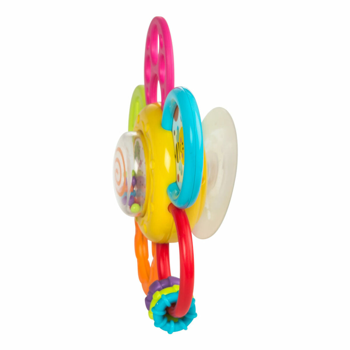 Teething Rattle for Babies Winfun Plastic 15,5 x 15,5 x 5,5 cm (6 Units) - Little Baby Shop