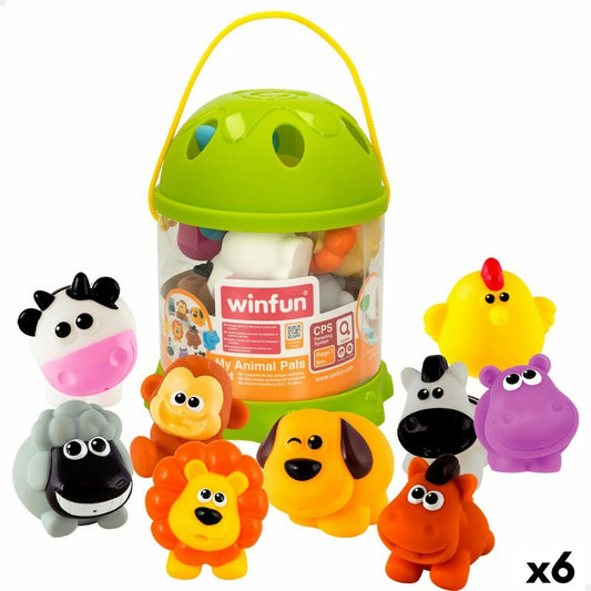 Set of Farm Animals Winfun Plastic 10 Pieces 6 x 5,5 x 5 cm (6 Units) - Little Baby Shop