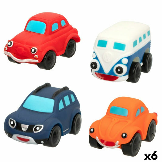 Set of cars Motor Town 4 Pieces 7,5 x 4,5 x 5 cm (6 Units) - Little Baby Shop