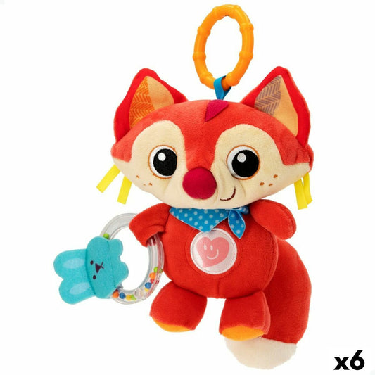 Rattle Cuddly Toy Winfun Fox 13,5 x 26,5 x 7,5 cm (6 Units) - Little Baby Shop