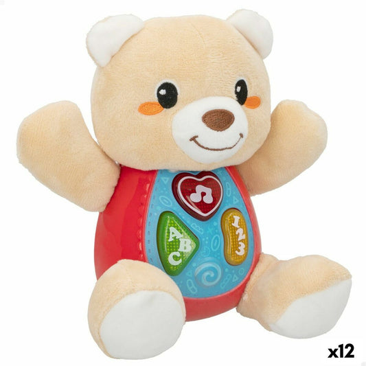 Soft toy with sounds Winfun Bear 16,5 x 18 x 11,5 cm (12 Units) - Little Baby Shop