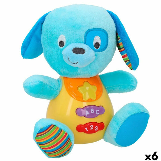 Soft toy with sounds Winfun Dog 15,5 x 16,5 x 11,5 cm (6 Units) - Little Baby Shop