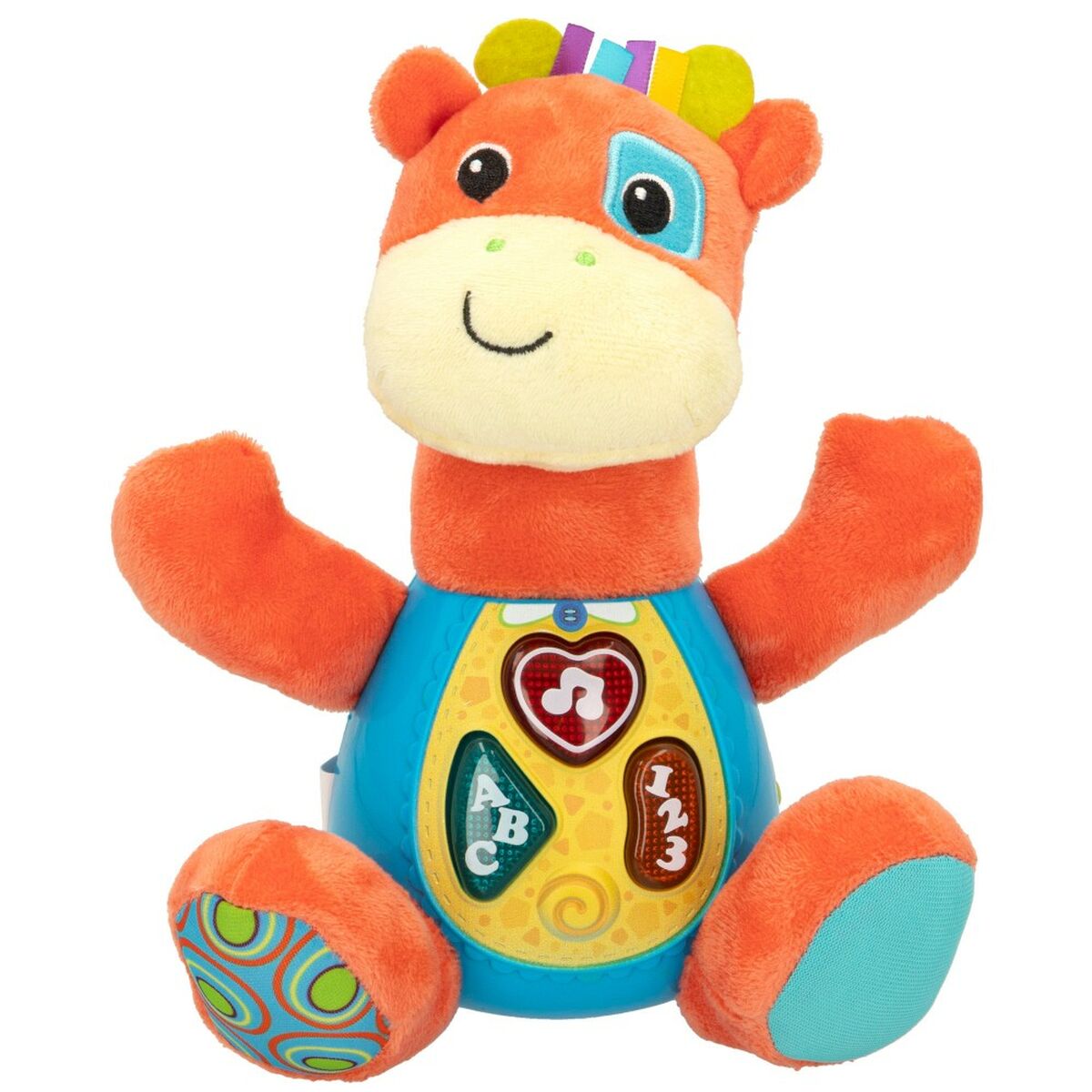 Soft toy with sounds Winfun Giraffe 18 x 19 x 8,5 cm (6 Units) - Little Baby Shop