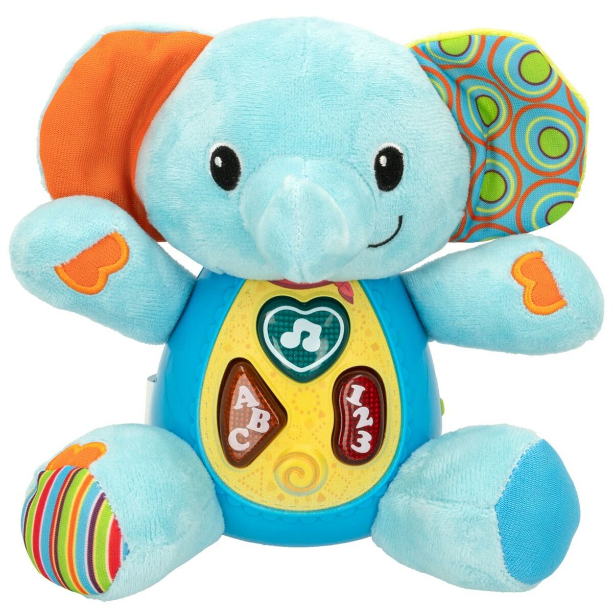 Soft toy with sounds Winfun Elephant 17 x 17,5 x 10 cm (6 Units) - Little Baby Shop