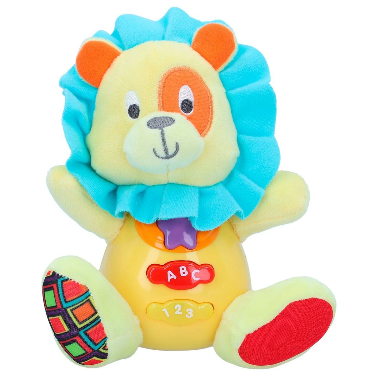 Soft toy with sounds Winfun Lion 15 x 15 x 9 cm (6 Units) - Little Baby Shop