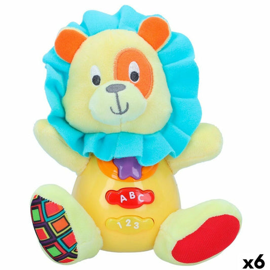 Soft toy with sounds Winfun Lion 15 x 15 x 9 cm (6 Units) - Little Baby Shop