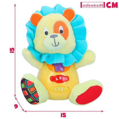 Soft toy with sounds Winfun Lion 15 x 15 x 9 cm (6 Units) - Little Baby Shop