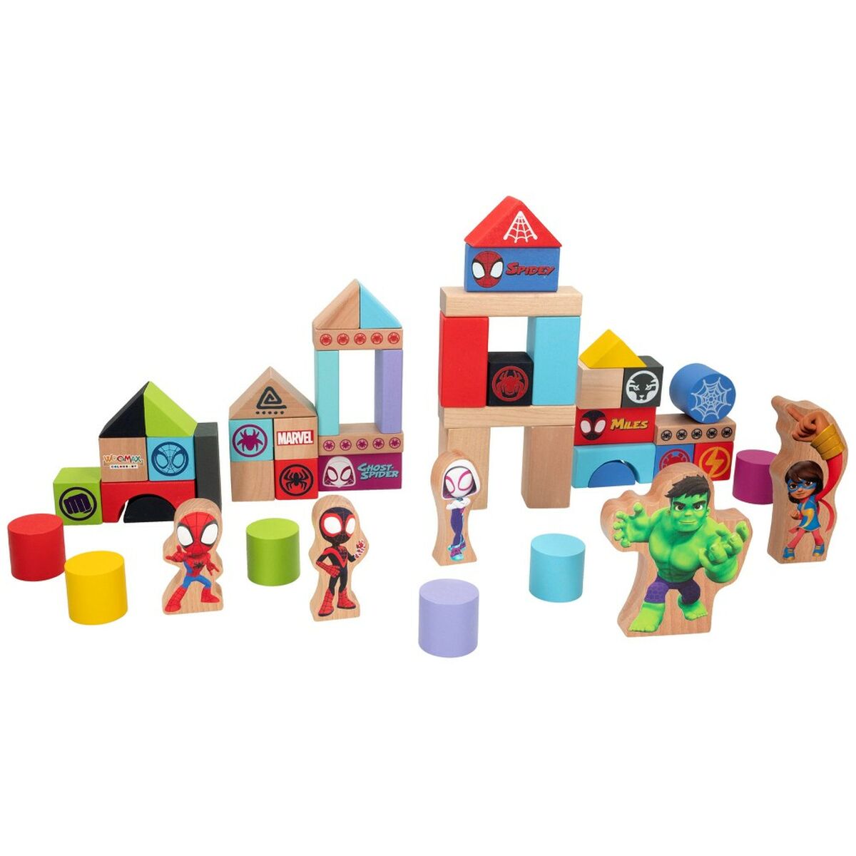 Playset Spidey Amazing Friends 50 Pieces 4 Units 8 x 9,5 x 1,5 cm - Little Baby Shop