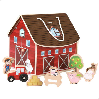 Playset Woomax Farm 9 Pieces 4 Units 19 x 18 x 19 cm - Little Baby Shop