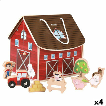 Playset Woomax Farm 9 Pieces 4 Units 19 x 18 x 19 cm - Little Baby Shop