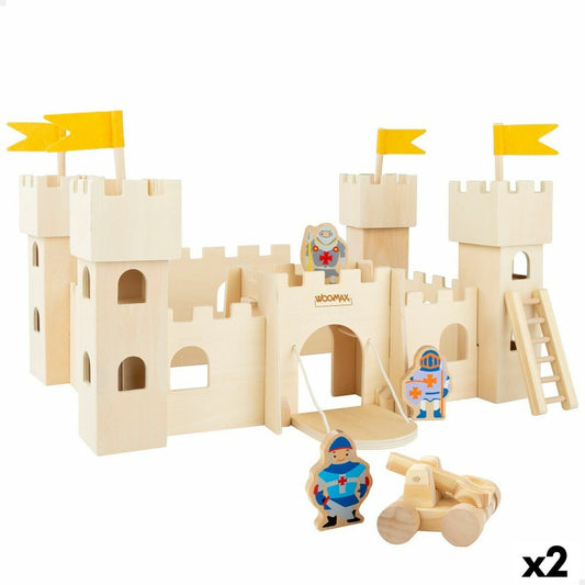 Castle Woomax Toy 9 Pieces 2 Units - Little Baby Shop