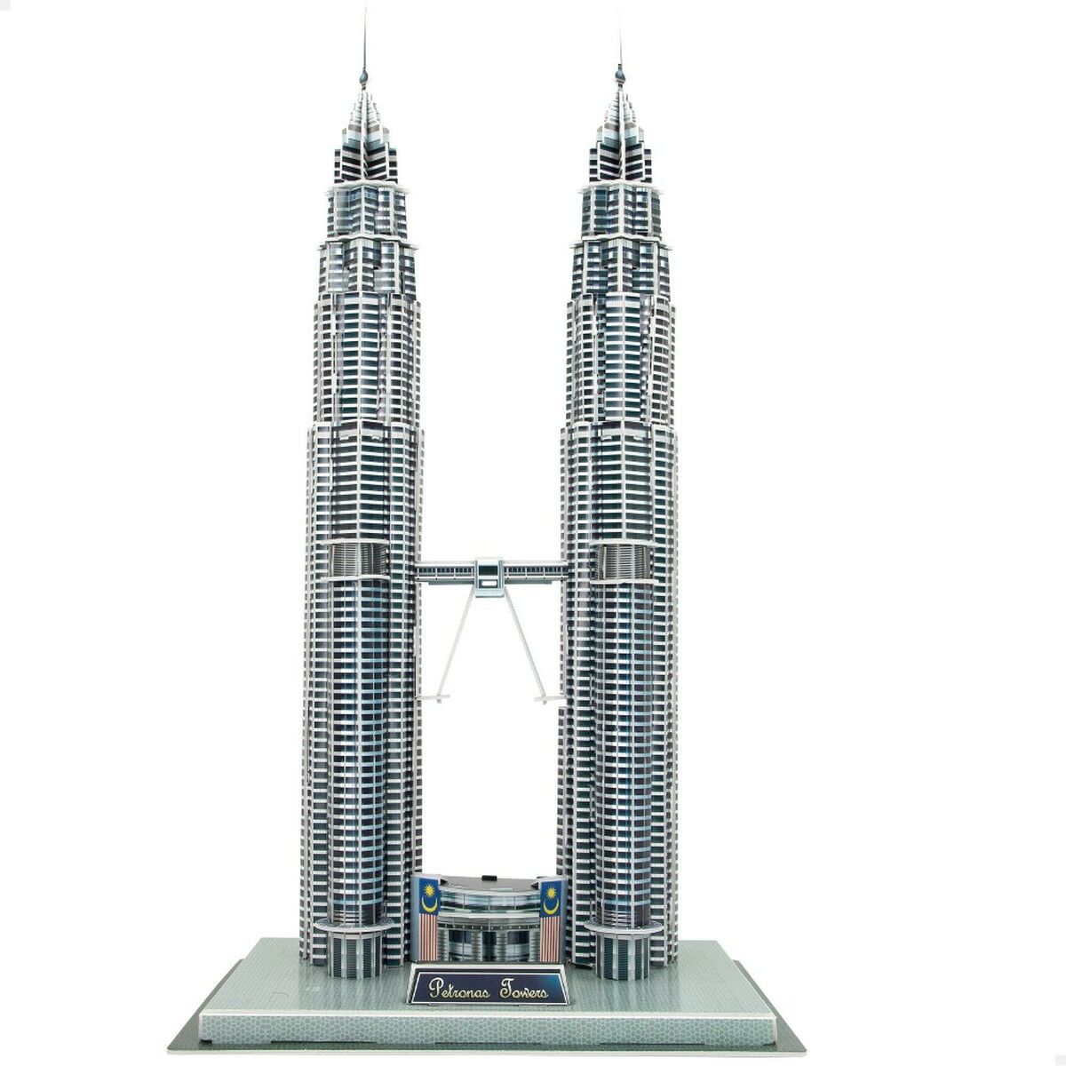 3D Puzzle Colorbaby Petronas Towers 27 x 51 x 20 cm (6 Units) - Little Baby Shop