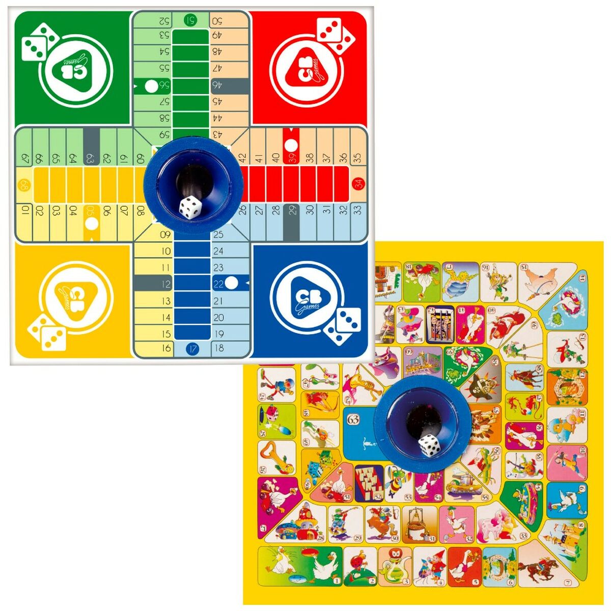 Parchís and Oca Board Colorbaby 26 x 5 x 26 cm (6 Units) - Little Baby Shop