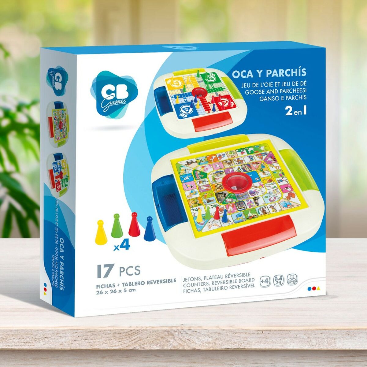 Parchís and Oca Board Colorbaby 26 x 5 x 26 cm (6 Units) - Little Baby Shop