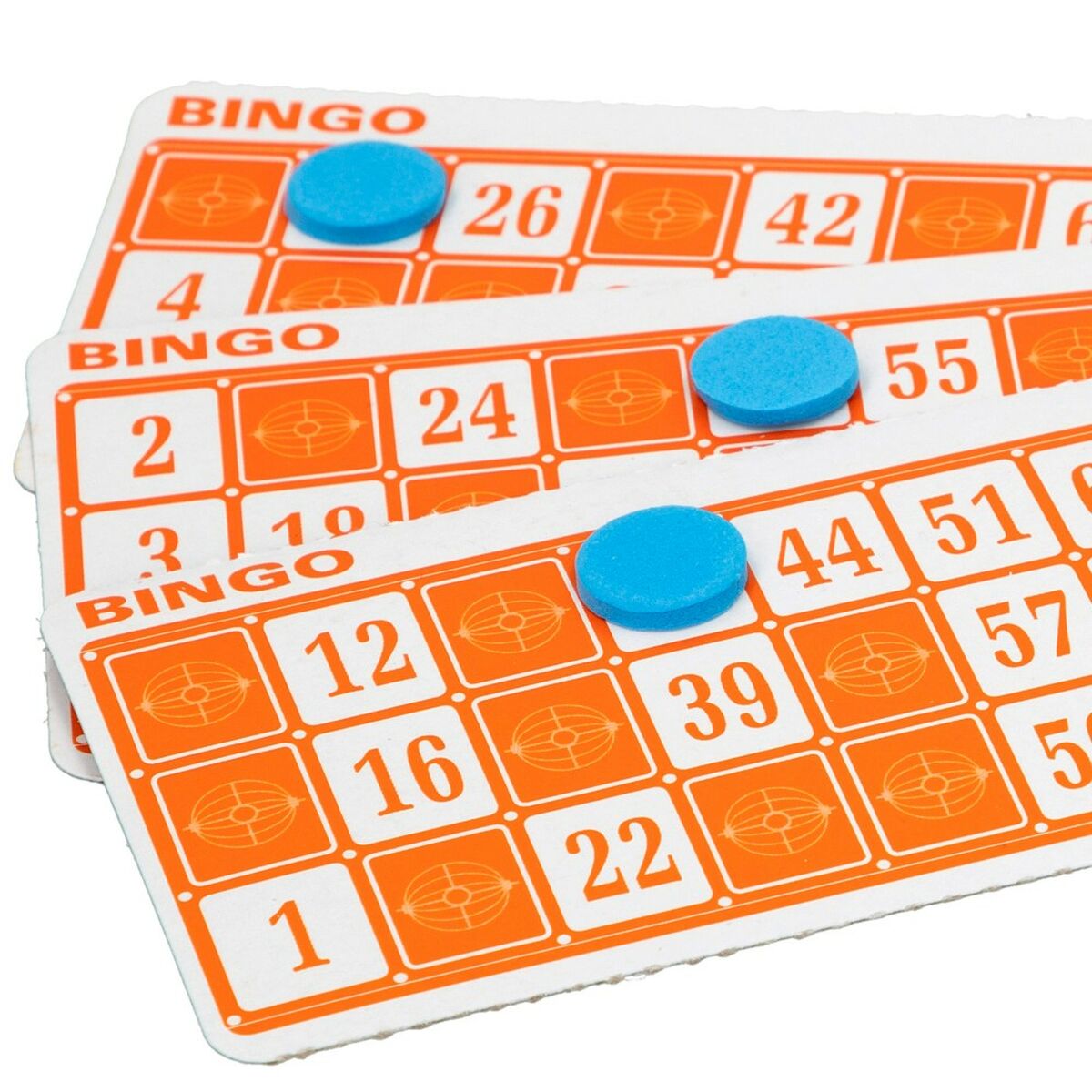 Bingo Colorbaby Cardboard Plastic (6 Units) - Little Baby Shop