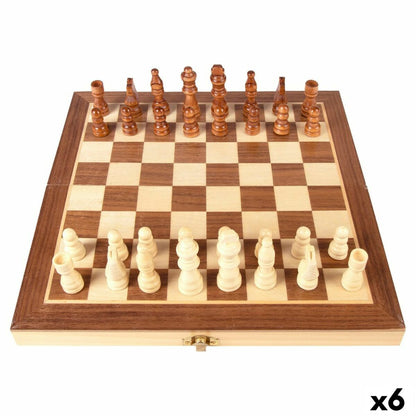 Chess Colorbaby Wood (6 Units) - Little Baby Shop