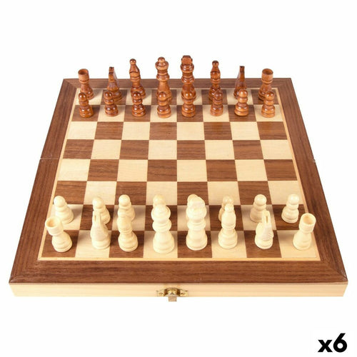 Chess Colorbaby Wood (6 Units) - Little Baby Shop