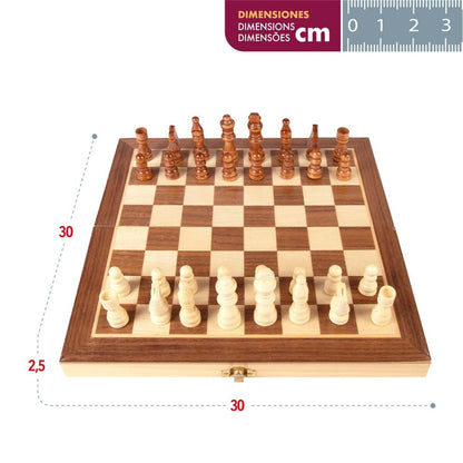 Chess Colorbaby Wood (6 Units) - Little Baby Shop
