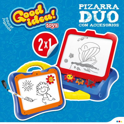 Magnetic board Colorbaby Double-sided (6 Units) - Little Baby Shop