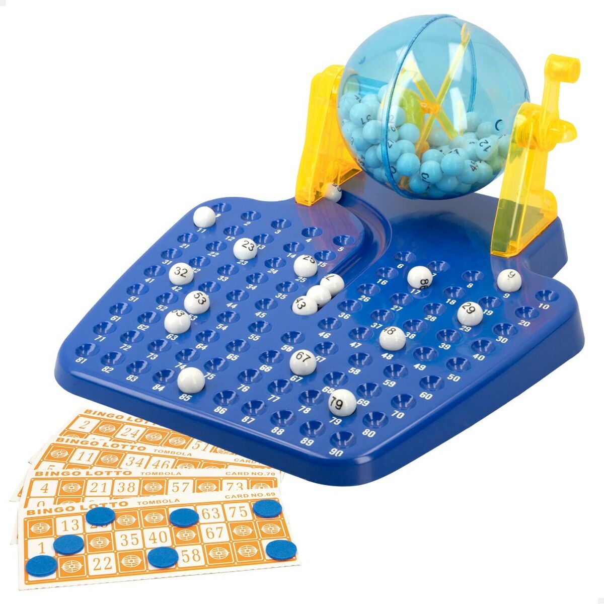 Bingo Colorbaby Blue Plastic (4 Units) - Little Baby Shop