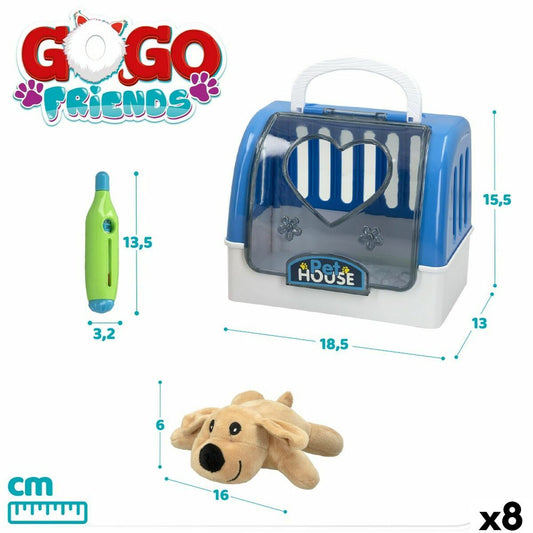 Plush Pet GoGo Friends 18,5 x 15,5 x 13 cm (8 Units) - Little Baby Shop