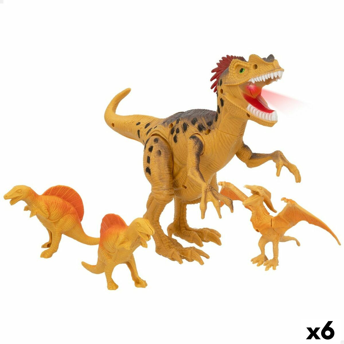 Set of Figures Colorbaby 4 Pieces Dinosaurs 23 x 16,5 x 8 cm (6 Units) - Little Baby Shop