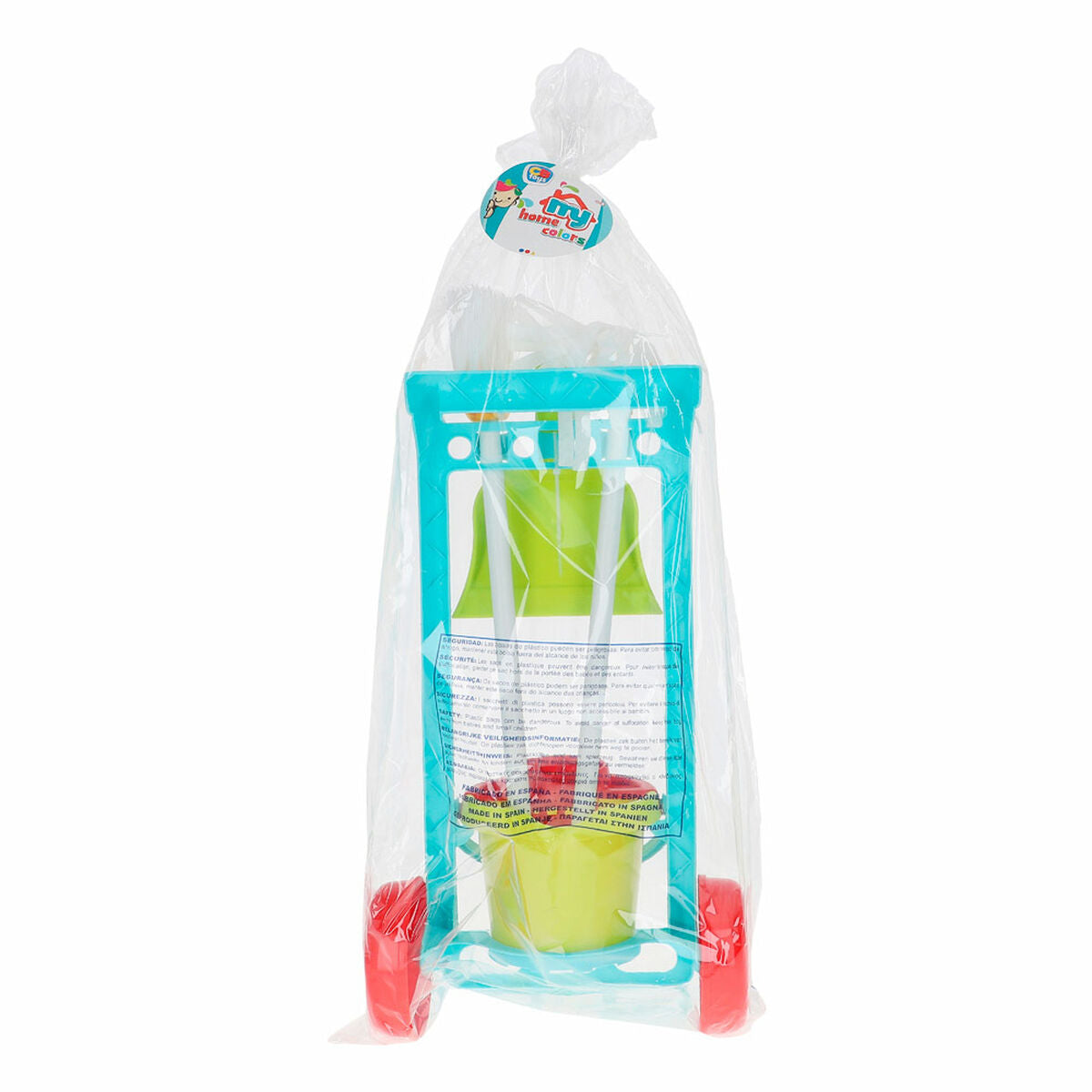 Cleaning Trolley with Accessories Colorbaby 5 Pieces Toy 24,5 x 43,5 x 15 cm (20 Units) - Little Baby Shop